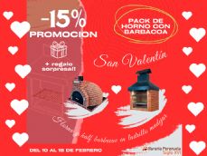 PROMO PACK COMBO HORNO Y BARBACOA A JUEGO SAN VALENTIN